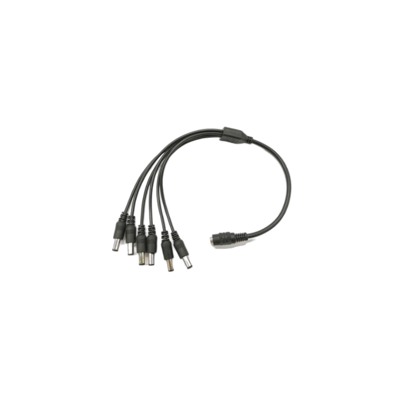 FSATECH CON-D13 DC female to 6 DC male cable